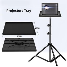Trépied pour carte son projecteur support de plateforme adaptateur à vis 1/4 po 25x18cm 1 pièce