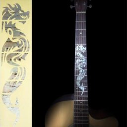 Autocollant incrustation de guitare acoustique électrique le Dragon feutres décalcomanies