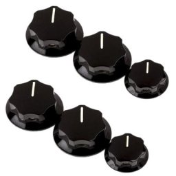 Lèvent de commande de volume audio pour Jazz Bass JEParts électriques Nouveau 6 pièces
