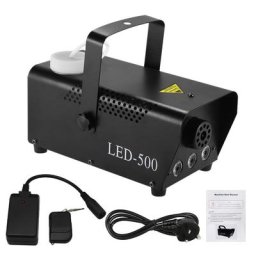 Machine à brouillard portable RVB avec 3 lumières LED pour documents précieuse télécommande fumée