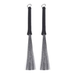 Brosses de tambour à poignées rétractables 2 pièces pour Jazz Rock nouveauté 2022