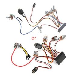Égaliseurs EQ actifs et passifs à 3 bandes circuit de préampli pour basse électrique remplacement