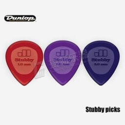 Dunlop-Plectre Mediator Stubby Small Tear JEPick 1mm-3mm