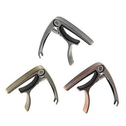 Capo pour guitare électrique Clip 2 en 1 en alliage de Zinc pour accorder les sons