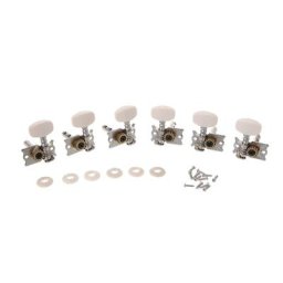 Chevilles de réglage de guitare classique 6 pièces accordeurs simples têtes de Machine à cordes