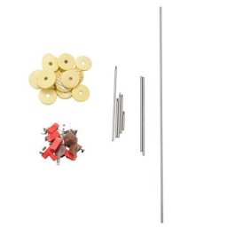 Kit de réparation de flûte avec vis et 16 trous ouverts 80 pièces/ensemble outil d'entretien