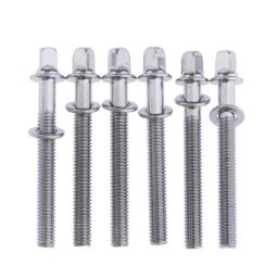 Tiges de tension de tambour pour caisse claire Tom pièces de grosse caisse 50mm x 6mm 6 pièces