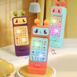 Anneau de dentition téléphonique pour bébé jouet éducatif lecteur de musique et de voix appareil