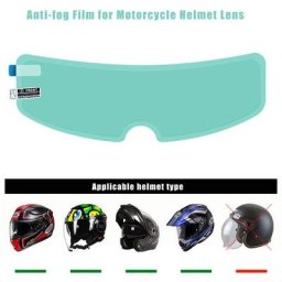 Film Anti-buée pour casque de Moto pour visière de Moto accessoires de course Film étanche à la