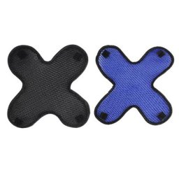 Doublure d'insertion de casque de moto universelle coussin frais maille cellulaire 3D cuir