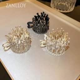 Queue de cheval haute pour fille pince fixe strass épingle à cheveux accessoires de cheveux haut