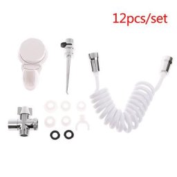 Brosse à dents en ABS Jet d'eau irrigateur buccal brosse à dents facile à installer Kit de