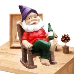 Figurine drôle de jardin de Noël d'Auckland artisanat de résine de dessin animé de nain décoration