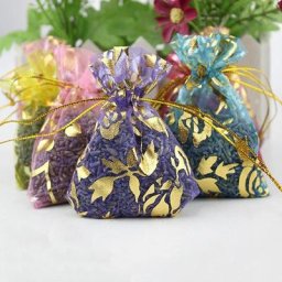 Sacs Parfumés à la Lavande Multi-Usages Durables Remplis de Fleurs Naturellement Sac d'Air