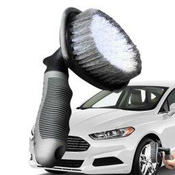 Brosse de roue de voiture antidérapante Kit de lavage de voiture nettoyage facile de l'extérieur