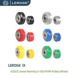 LERDGE – roues en acier haute vitesse 625ZZ roulement linéaire v-slot POM Idler poulie pour pièces