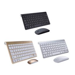 Ensemble clavier et souris sans fil 2.4 mesurz portée 10m mini clavier et souris adapté pour