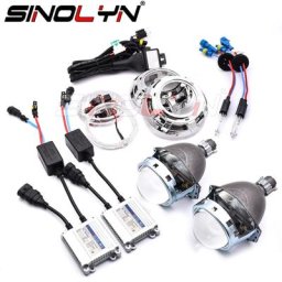 Sinolyn-Kit complet bi-xénon Angel Eyes lentilles de lumière de sauna budgétaire HID 3.0 pour H1