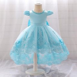 Robe de Princesse en Dentelle avec Nministériels d Papillon pour Bébé Fille Tenue de Soirée de