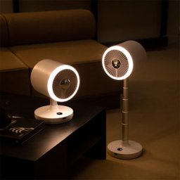 Ventilateur de sol Circulateur d'air sans fil 6000mAh Ventilateur électrique Télécommande 5 Low