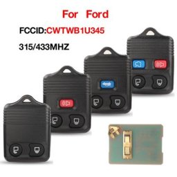 Jingyuqin-Clé de voiture 315/433MHz 10 pièces télécommande de remplacement pour Ford ATIC MK6