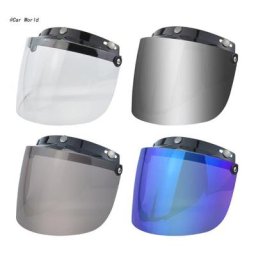 Visière rabattable à 3 boutons 6XDB protection faciale extérieure accessoires pour casques de moto