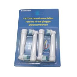 Têtes de rechange pour brosse à dents électrique Oral-B 4 pièces pour le nettoyage des dents
