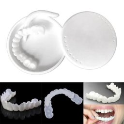 Prothèse dentaire en Silicone pour le blanchiment des dents couverture des fausses dents