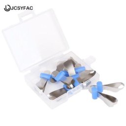 Matrices dentaires jumelles antérieures 10 pièces/paquet en Polyester pour soins dentaires