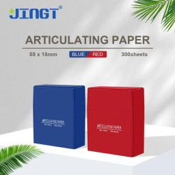 JINIGHTPremium-Papier ArtiBMO Bleu pour Dentistes 300 Feuilles 1.0mm Réglage de la Mâchoire