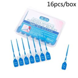 Livres de broCumbria interdentaires en silicone souple pour adultes fil dentaire brosse à dents