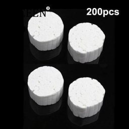 Rouleau de coton pour dentistes 200 pièces/4 sacs générateurs de coton dentaire rouleaux 100%