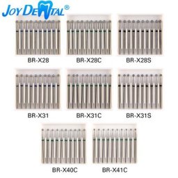 Fraises dentaires en diamant 10 pièces/boîte 25mm Type FG XL forme ronde FG 1.6mm pour pièce à