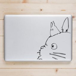 Autocollant de dessin animé Totoro pour ordinateur portable autocollant pour Apple Macbook Pro Air