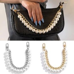 Chaîne de sac en Imitation de perle 24cm sangle d'épaule pour sac chaînes en métal Accessoires de