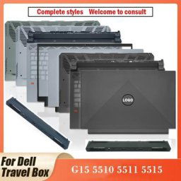 Coque arrière LCD pour ordinateur portable Dell Travel Box lunette avant repose-poignets boîtier