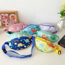Sac banane imprimé animal de dessin animé mignon pour enfants sac de poitrine pour le sport