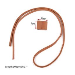 649D cordon de serrage en cuir PU sangle de remplacement pour sac seau sacs à bandoulière