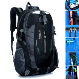 Imperméable à l'eau escalade Sports en plein air unisexe Nylon sac à dos sacs voyage sac à dos