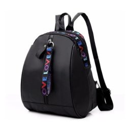 Mini sac à dos noir tendance pour femmes petit sac d'école étanche pour adolescentes sac à dos bon