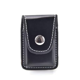Allume-cigare Laguna noir coupe-vent pour homme support de boîte avec boucle de ceinture sac de