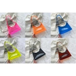 Sac à main transparent en MSI pour femmes sacs initiés sac sous les bras pour fourre-tout