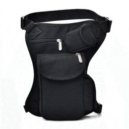 Sacs de taille en toile pour hommes sac de jambe ceinture de vélo et de moto sac banane pour le
