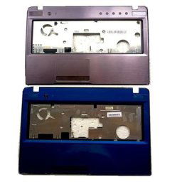 Coque repose-paume pour ordinateur portable Lenovo housse de clavier bleu gris avec pavé