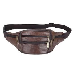 Sac banane en cuir véritable pour homme sacs de taille sac à main holographique sac de jambe