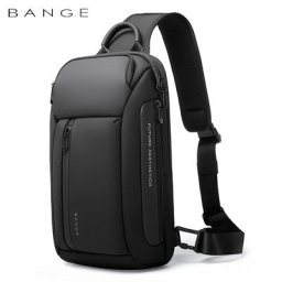Sac à bandoulière étanche USB pour hommes et femmes sac à bandoulière pour hommes sac de poitrine