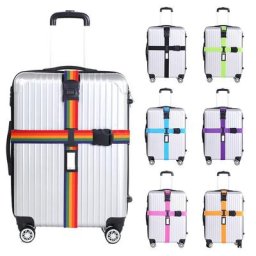 Sangle de protection réglable pour bagages ceinture croisée pour bagages valise coffre-fort étui