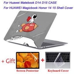 Étui pour ordinateur portable Huawei Matebook D14 D15 coque à motif d'impression 3D sac pour