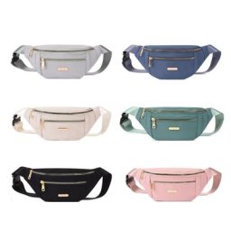 Sac banane en nylon pour hommes et femmes sac de taille tendance sac de poitrine de voyage sac à