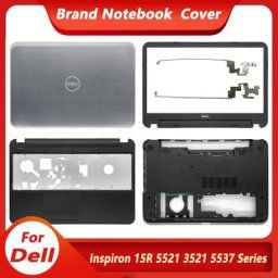 Coque arrière/lunette avant/repose-paume/boîtier inférieur/charnière pour ordinateur portable Dell